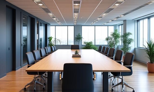 Modern kantoorinterieur met Koude Stijl meubels